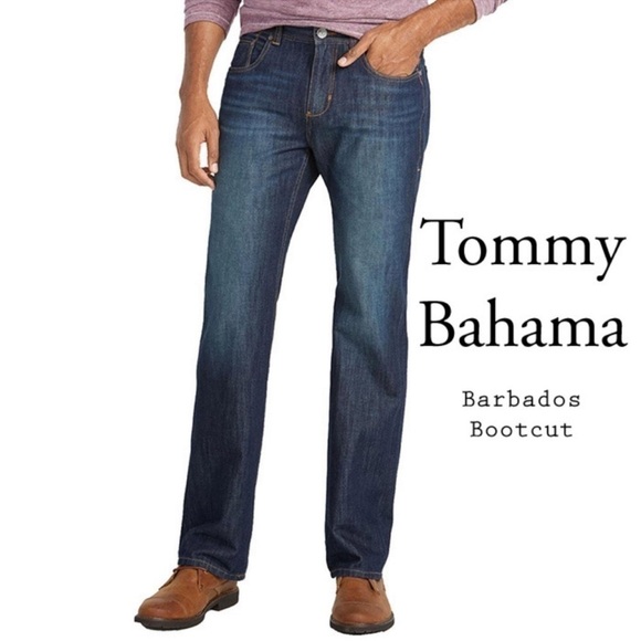 Tommy Bahama Other - Tommy bahama men’s Barbados bootcut jeans size 38x30 like new